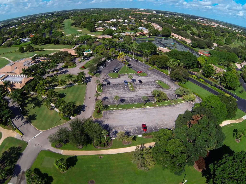 The Seagate Country Club Parking Lot Before Asphalt Overlaying